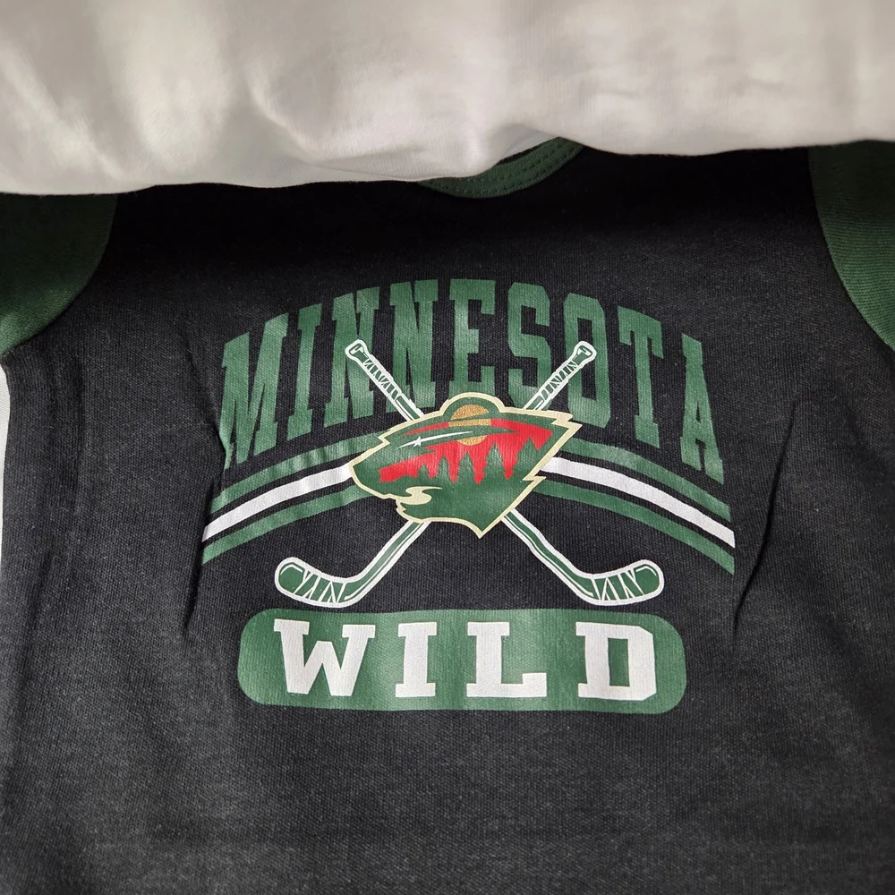 NHL 12 Months Minnesota Wild 3 Pack Onesies‎